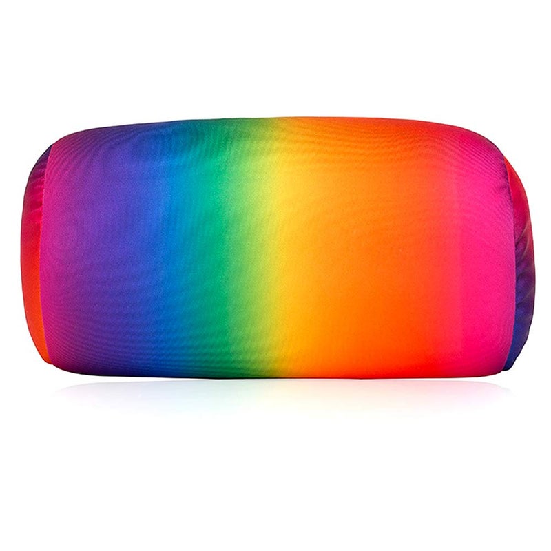 Focustree Squish Microbead Pillow Neck Lumbar Body Sopport Microbead Bolster 7 * 12Inches Travel Pillows for Chair Sleeping Car Seat Emotional Colorful Dormroom Accessory (Rainbow) - Image 4